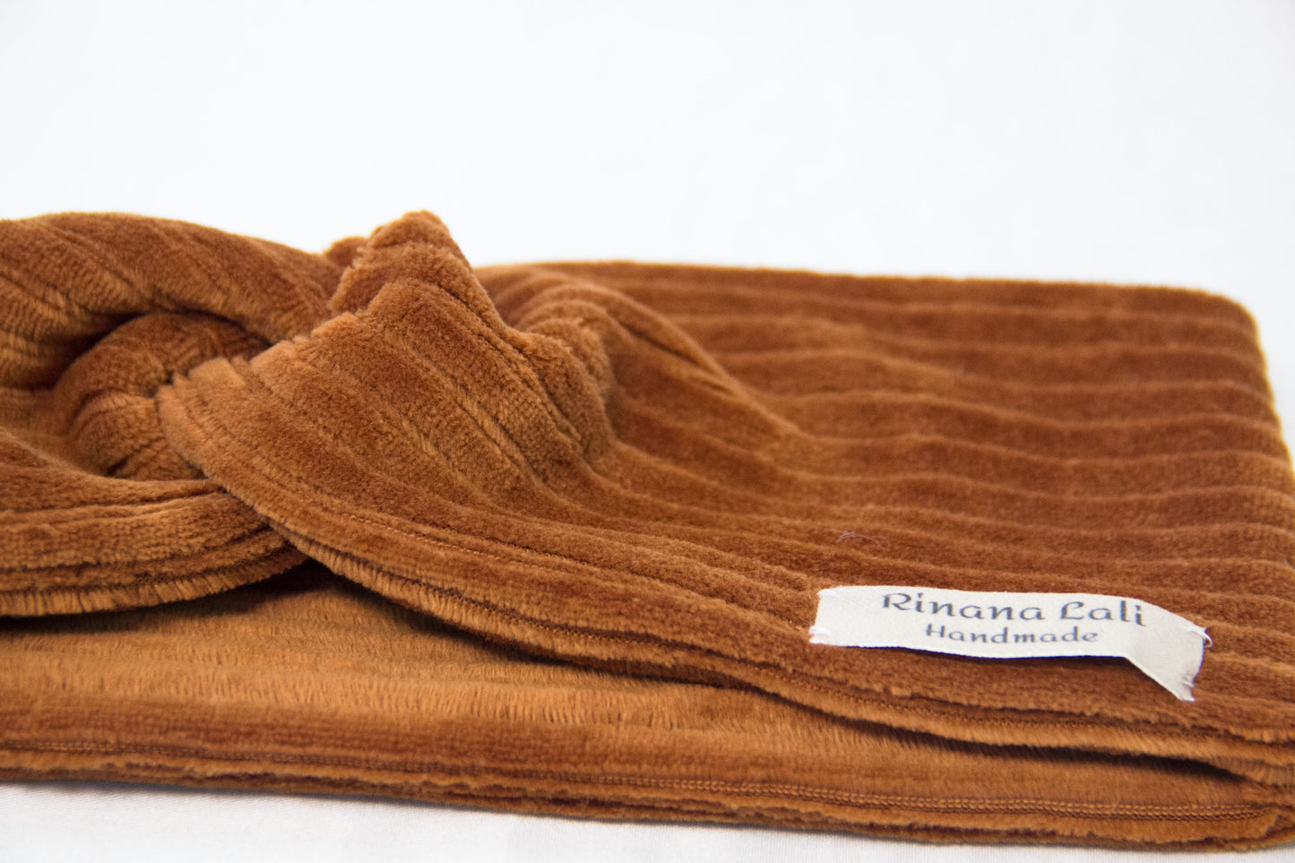 Knotenbandeau, Bandeau, Bandana, Braun