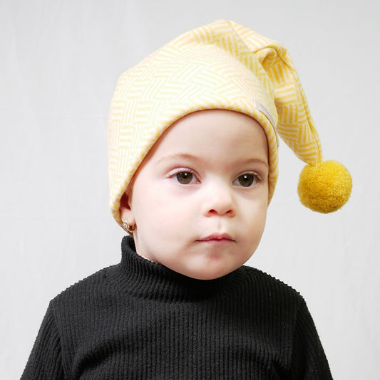 Mütze, Zwergenmütze, Beanie, Gelb