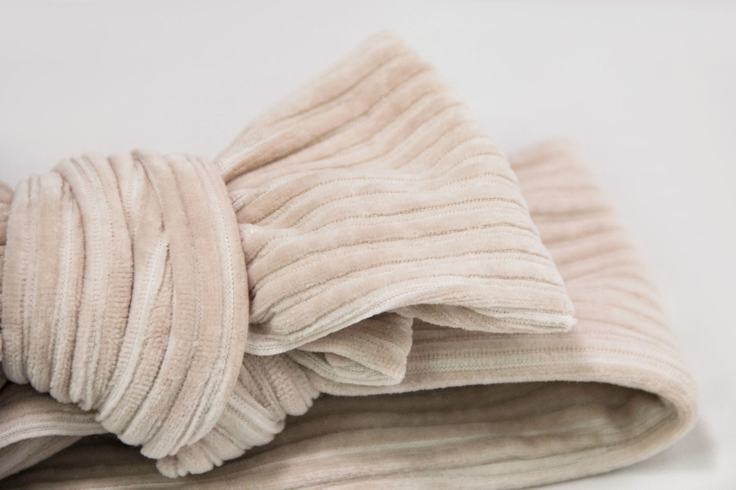 Haarbänder, Schleifen, Cord, Beige