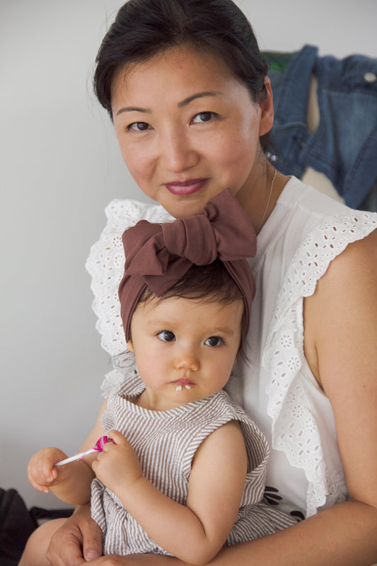 Haarbänder, Schleifen, Braun