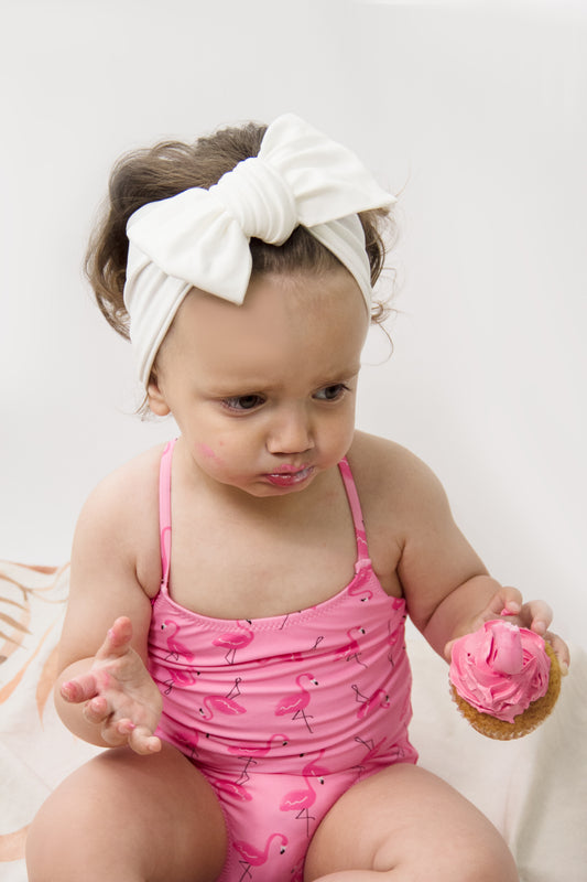 Haarbänder, Schleifen, Cremeweiß