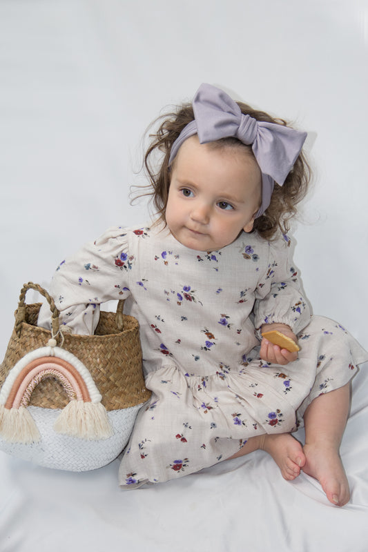 Haarband, Schleife, Lila