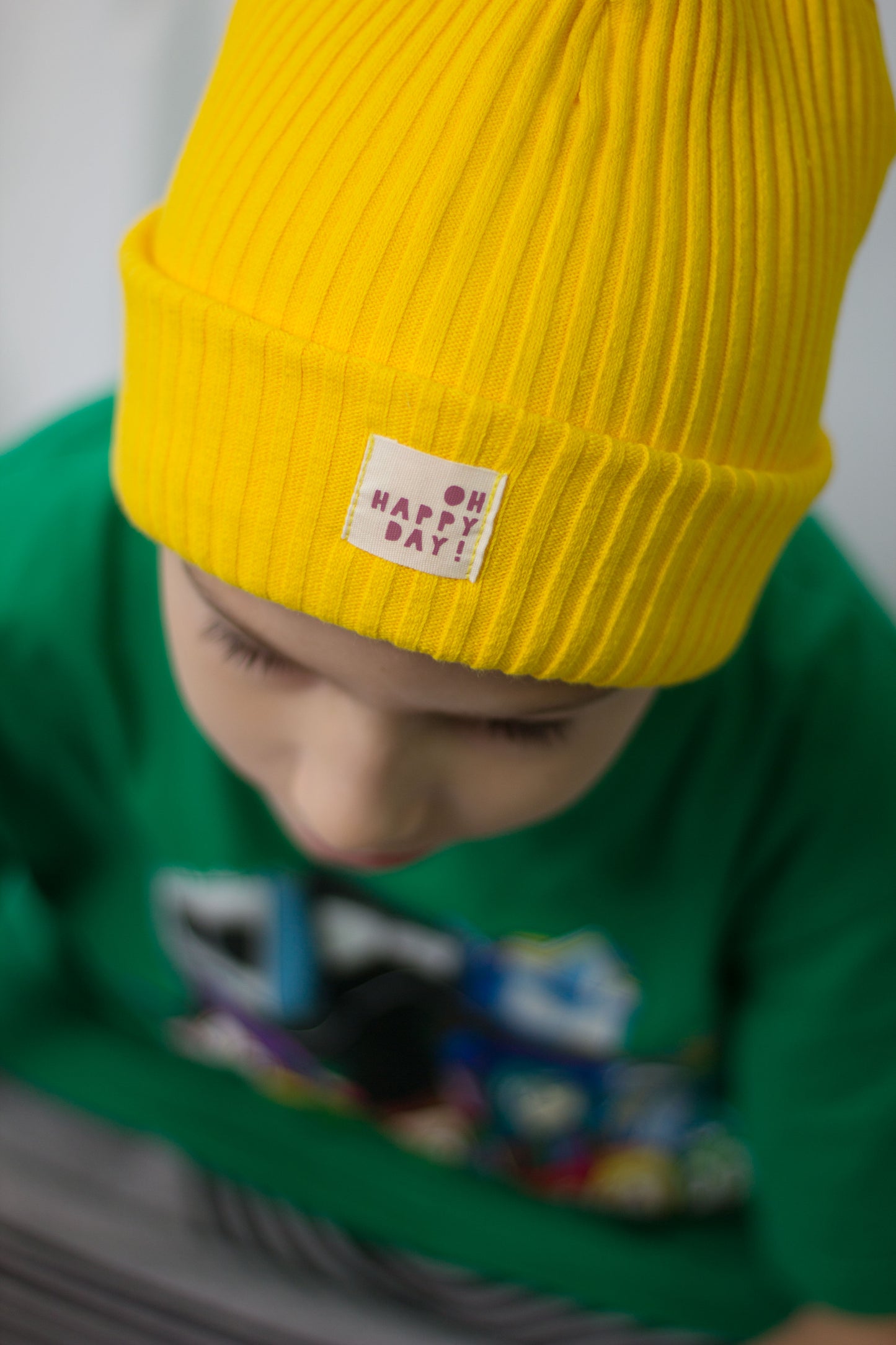 Beanie, Mütze, Gelb