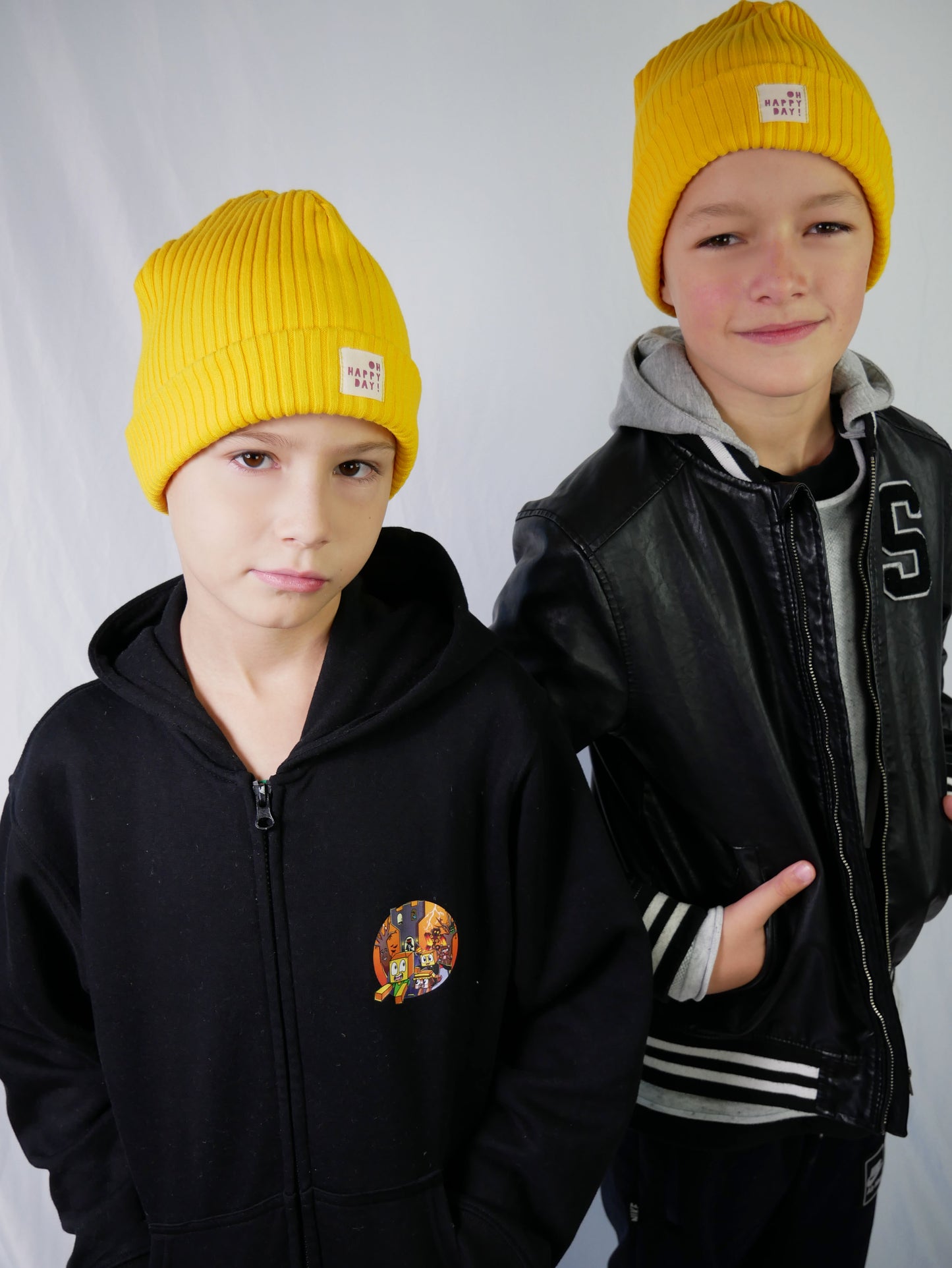 Beanies, Mützen, Gelb