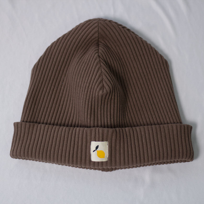 Beanie, Mütze, Braun