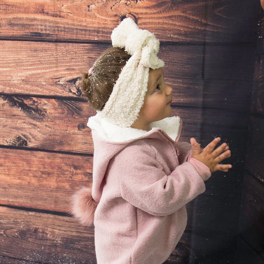 Haarband, Schleife, Teddyplüsch