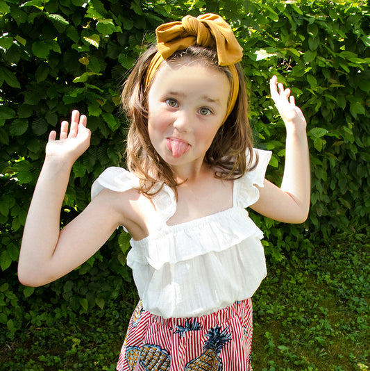 Haarband, Schleife, Braun