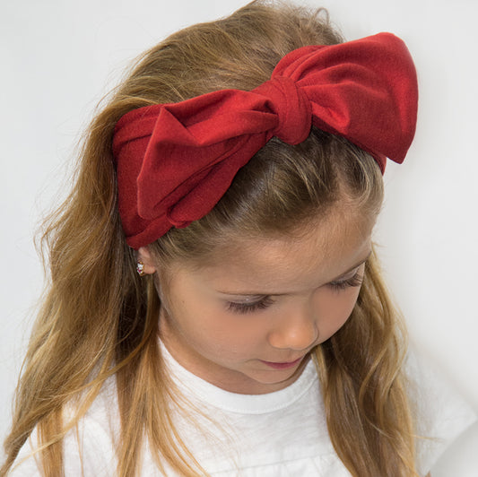 Haarband, Schleife, Rot