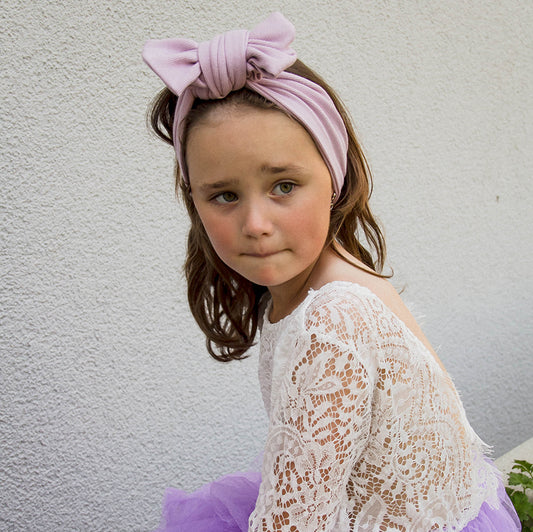 Haarbänder, Schleifen, Flieder, Lila